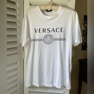 Versace Medusa logo T-shirt black white Tee